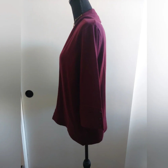 Evolution by Cyrus Myna button sleeve Open Cardigan Sweater LP - Picture 4 of 8